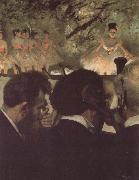 Musicians in the orchestra Edgar Degas